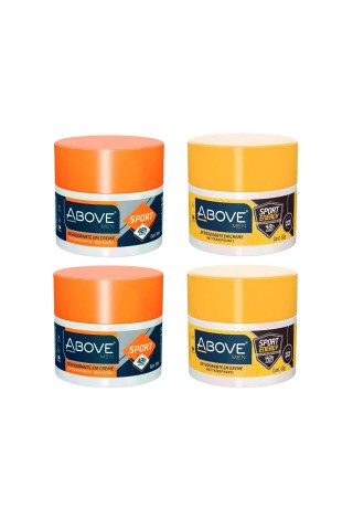 Kit 4 Creme Desodorante Above Men Sport e Sport Energy — ABOVE