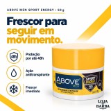 Creme Desodorante Above Men Sport Energy 48h 50g — ABOVE