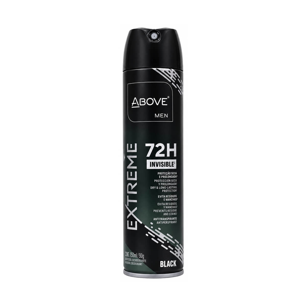 Kit 4 Desodorantes Above Men Ocean + Extreme Black 150ml — ABOVE