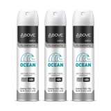 Kit de 3 Desodorantes Above Men Elements Ocean 150ml — ABOVE