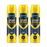 Kit de 3 Desodorantes Above Men Sport Energy 150ml — ABOVE