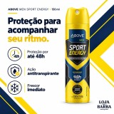 Desodorante Above Men Sport Energy Jato Seco 150ml — ABOVE
