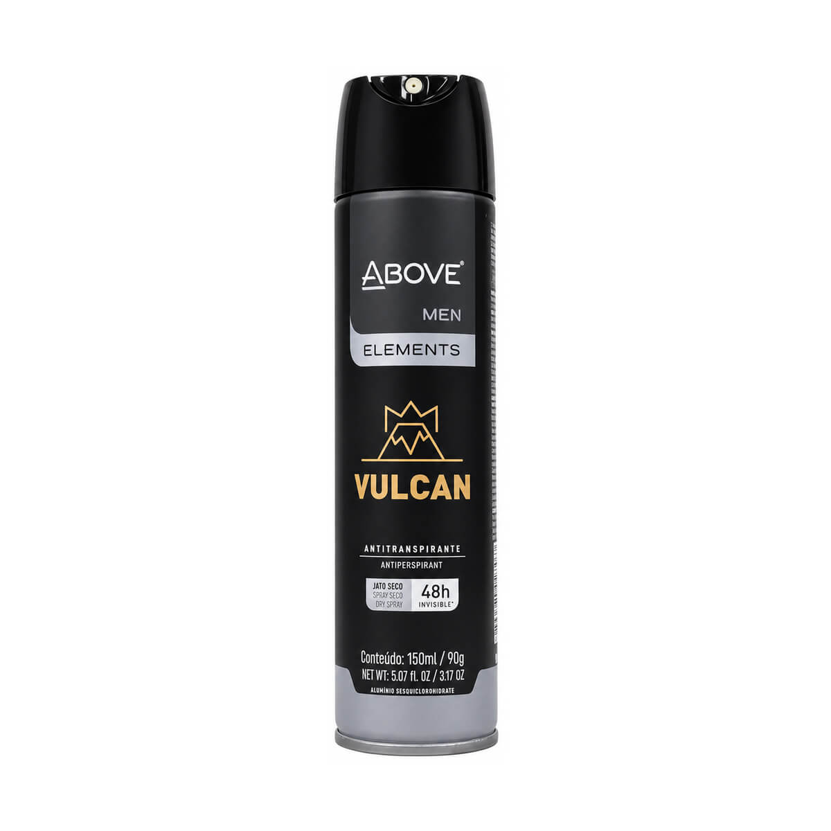 Kit 3 Desodorantes Above Men Elements Vulcan 150ml 48h — ABOVE
