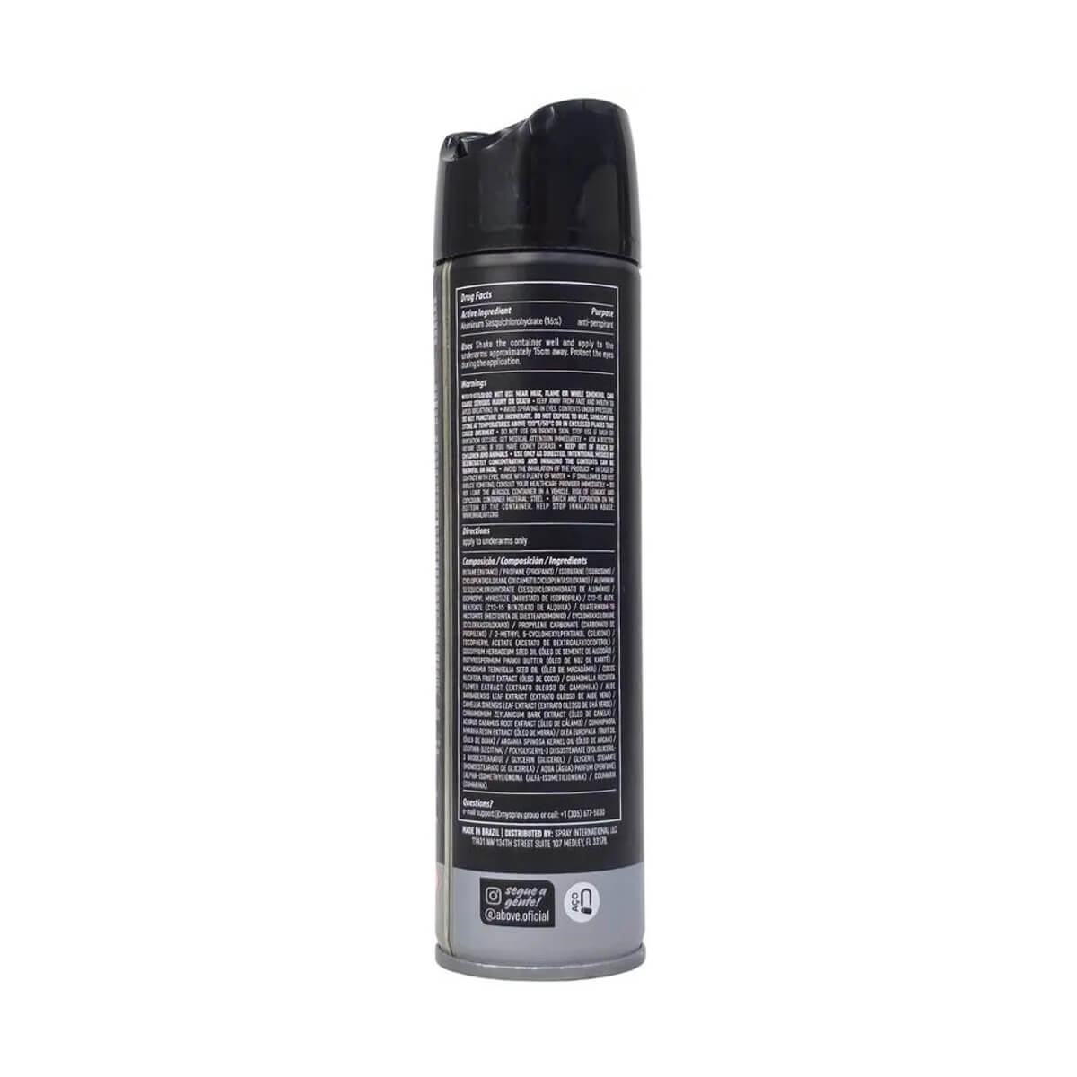 Desodorante Above Men Elements Vulcan 150ml Aerossol 48h — ABOVE