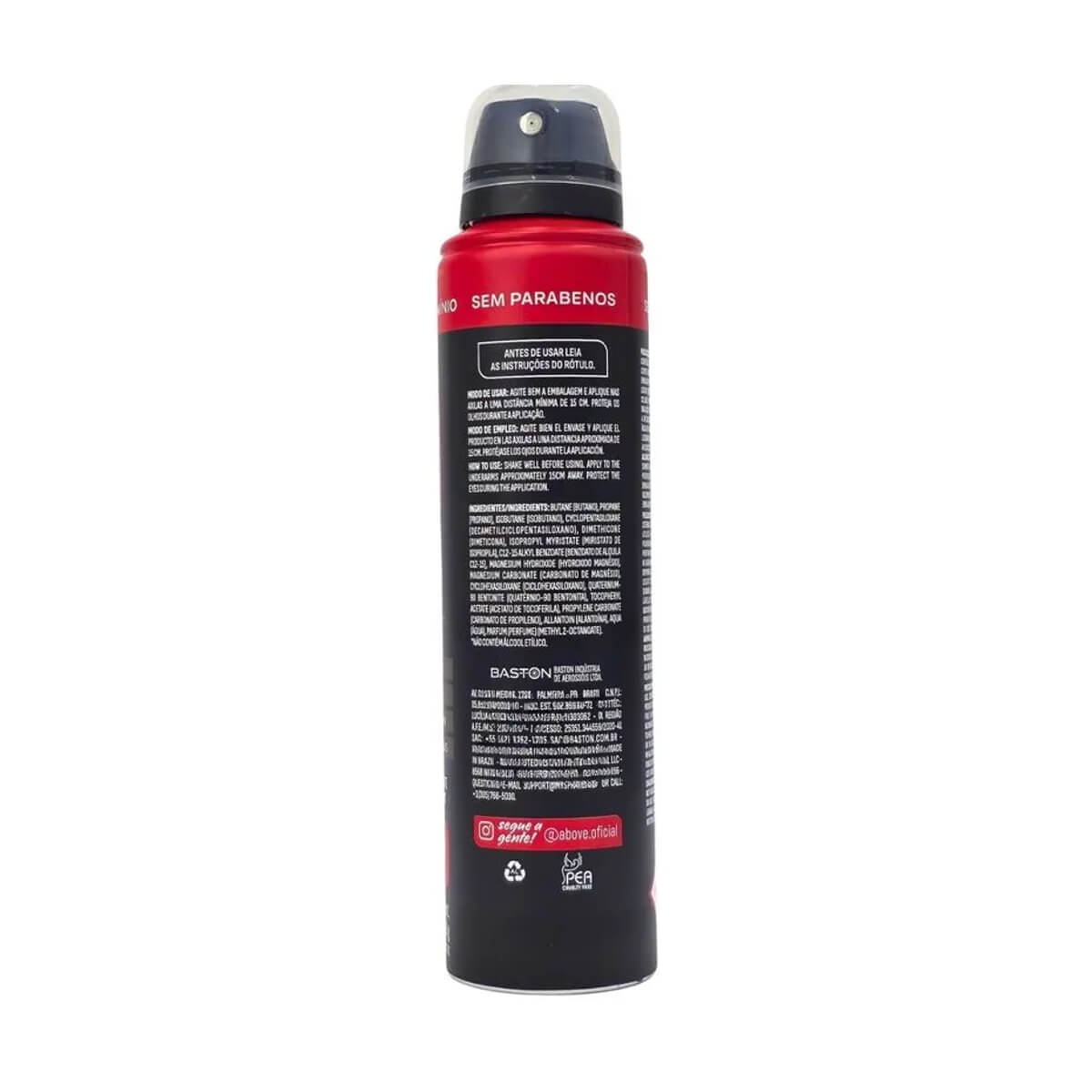 Desodorante Above Men Feel Free Zero 150ml Sem Alumínio — ABOVE