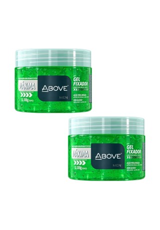 Kit 2 Gel para Cabelo Above Men Extra Forte 300g — ABOVE