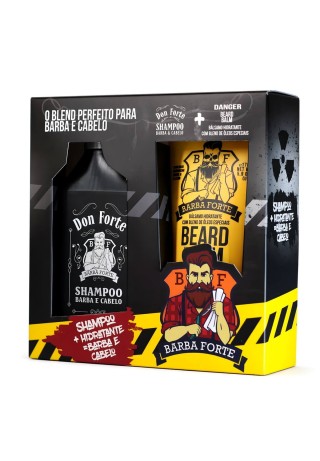 Combo Barba Forte Shampoo Don Forte + Balm Danger — BARBA FORTE