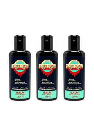 Kit 3 Balm para Barba - Barba Rubra 120ml Hidrata e Modela — BARBA RUBRA