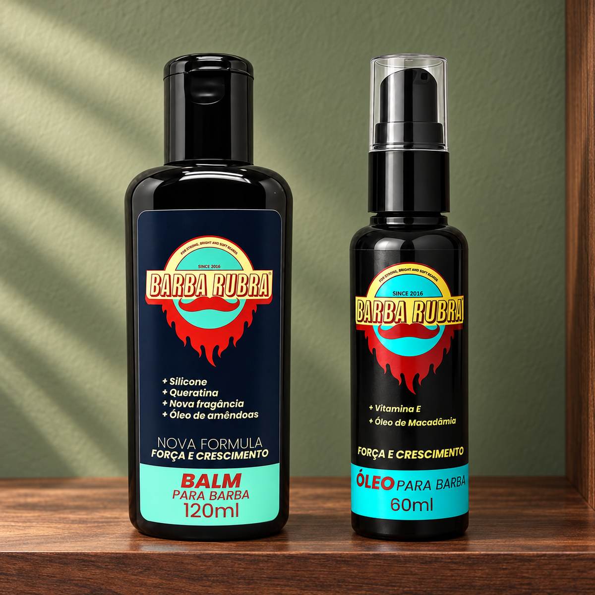 Kit para Barba Balm + Óleo - Barba Rubra — BARBA RUBRA