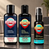 Kit para Barba Shampoo + Óleo + Balm - Barba Rubra — BARBA RUBRA