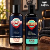 Kit para Barba Shampoo + Balm - Barba Rubra 120ml — BARBA RUBRA