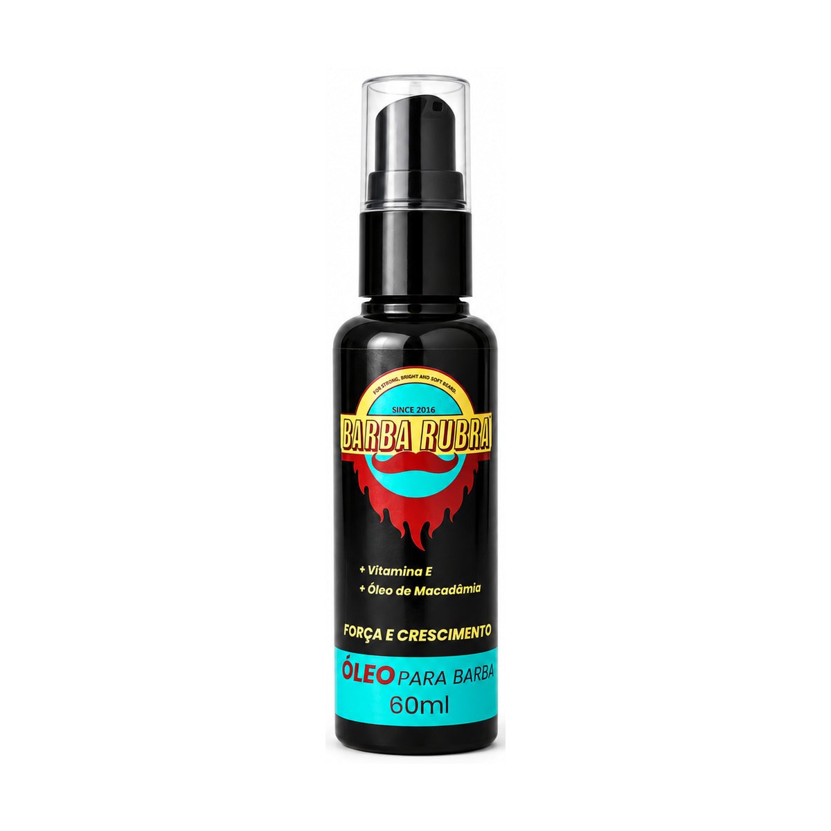 Óleo para Barba 60ml Barba Rubra — Maciez e Brilho — BARBA RUBRA