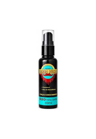 Óleo para Barba 60ml Barba Rubra — Maciez e Brilho — BARBA RUBRA