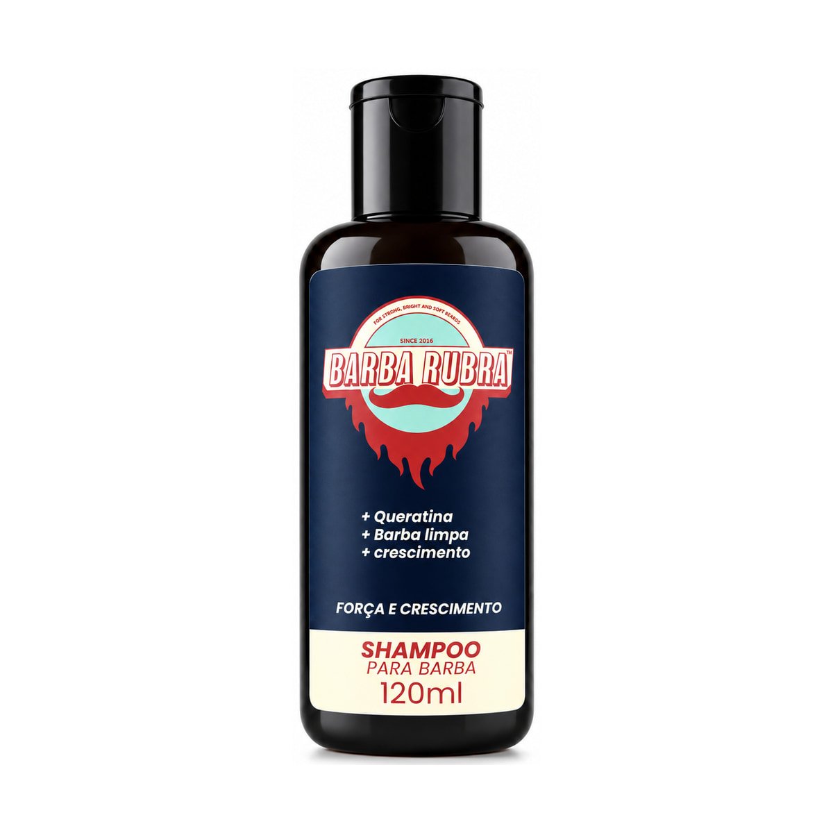 Shampoo para Barba - Barba Rubra 120ml Limpeza e Hidratação — BARBA RUBRA