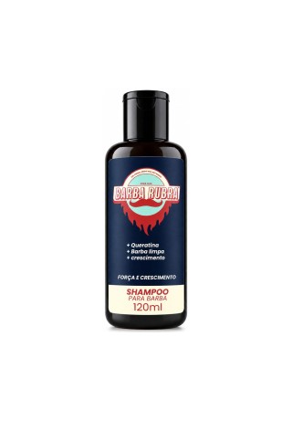 Shampoo para Barba - Barba Rubra 120ml Limpeza e Hidratação — BARBA RUBRA