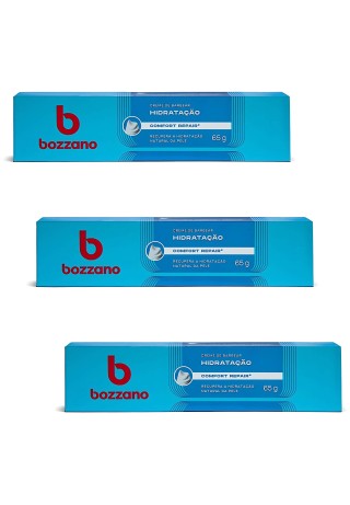 Kit 3 Creme de Barbear Bozzano Hidratação 65g — BOZZANO