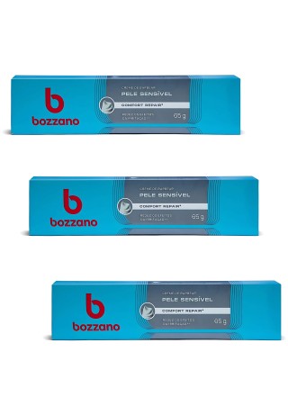 Kit 3 Creme de Barbear Bozzano Pele Sensível — BOZZANO