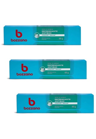 Kit 3 Cremes de Barbear Bozzano Refrescante — BOZZANO