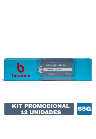 Kit 12 Cremes de Barbear Bozzano Pele Sensível — BOZZANO