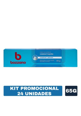 Kit 24 Creme de Barbear Bozzano Hidratação 65g Atacado — BOZZANO