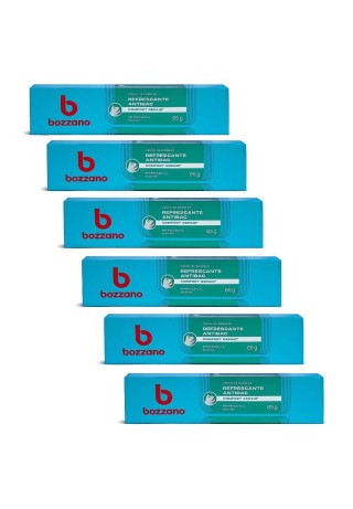 Kit 6 Cremes de Barbear Bozzano Refrescante — BOZZANO