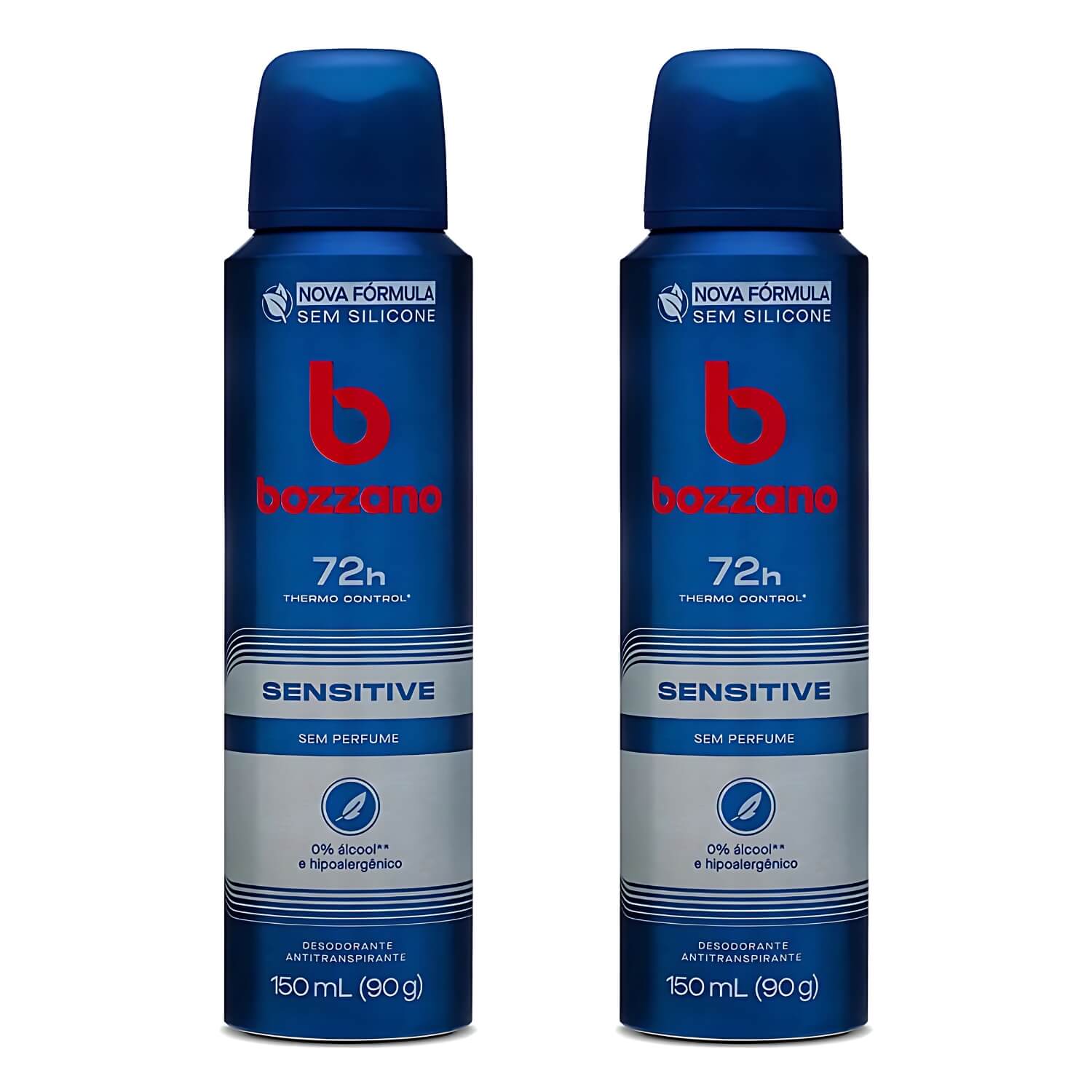 Kit 2 Desodorante Antitranspirante Bozzano Sensitive — BOZZANO