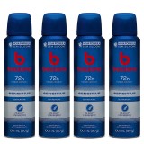 Kit 4 Desodorante Antitranspirante Bozzano Sensitive — BOZZANO