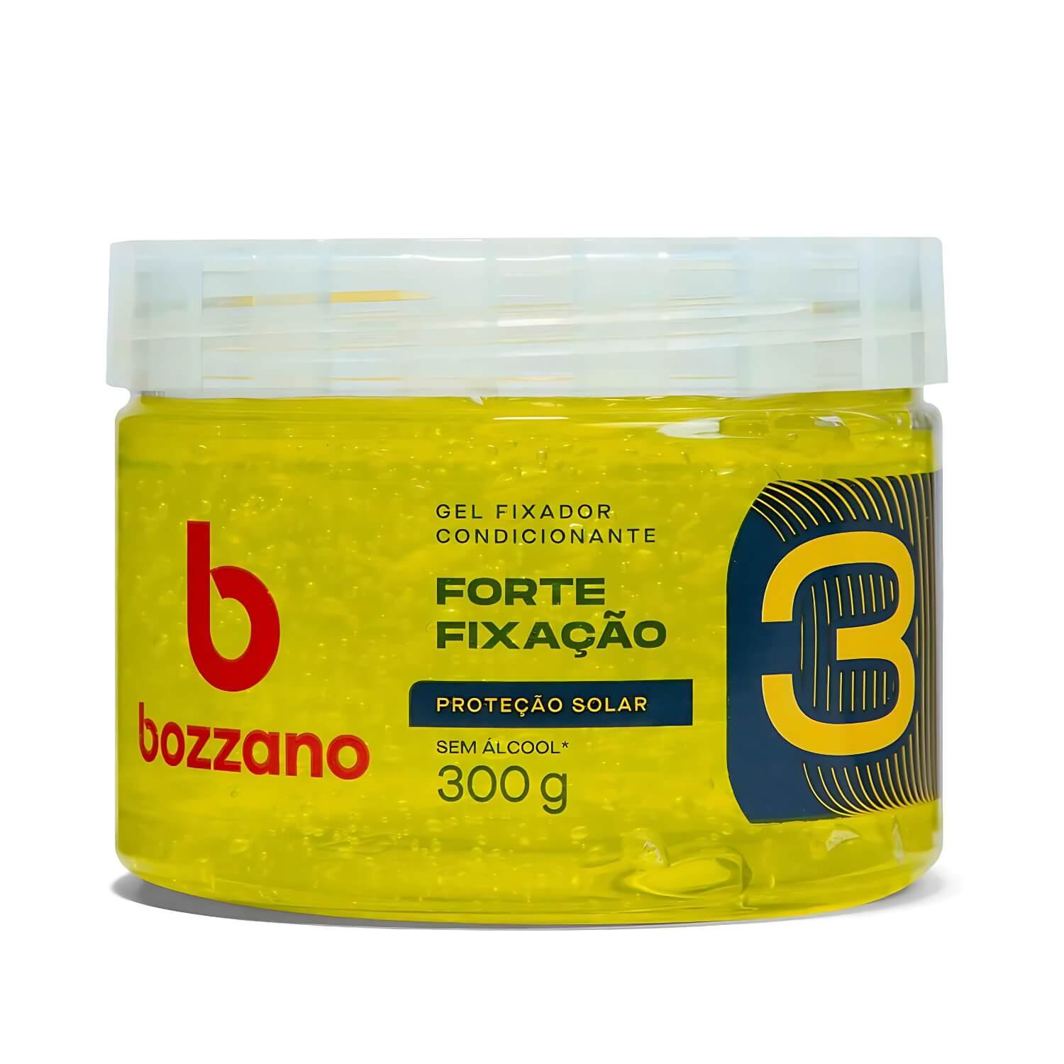 Kit 2 Gel Fixador para Cabelo Bozzano Fator 3 Proteção Solar — BOZZANO