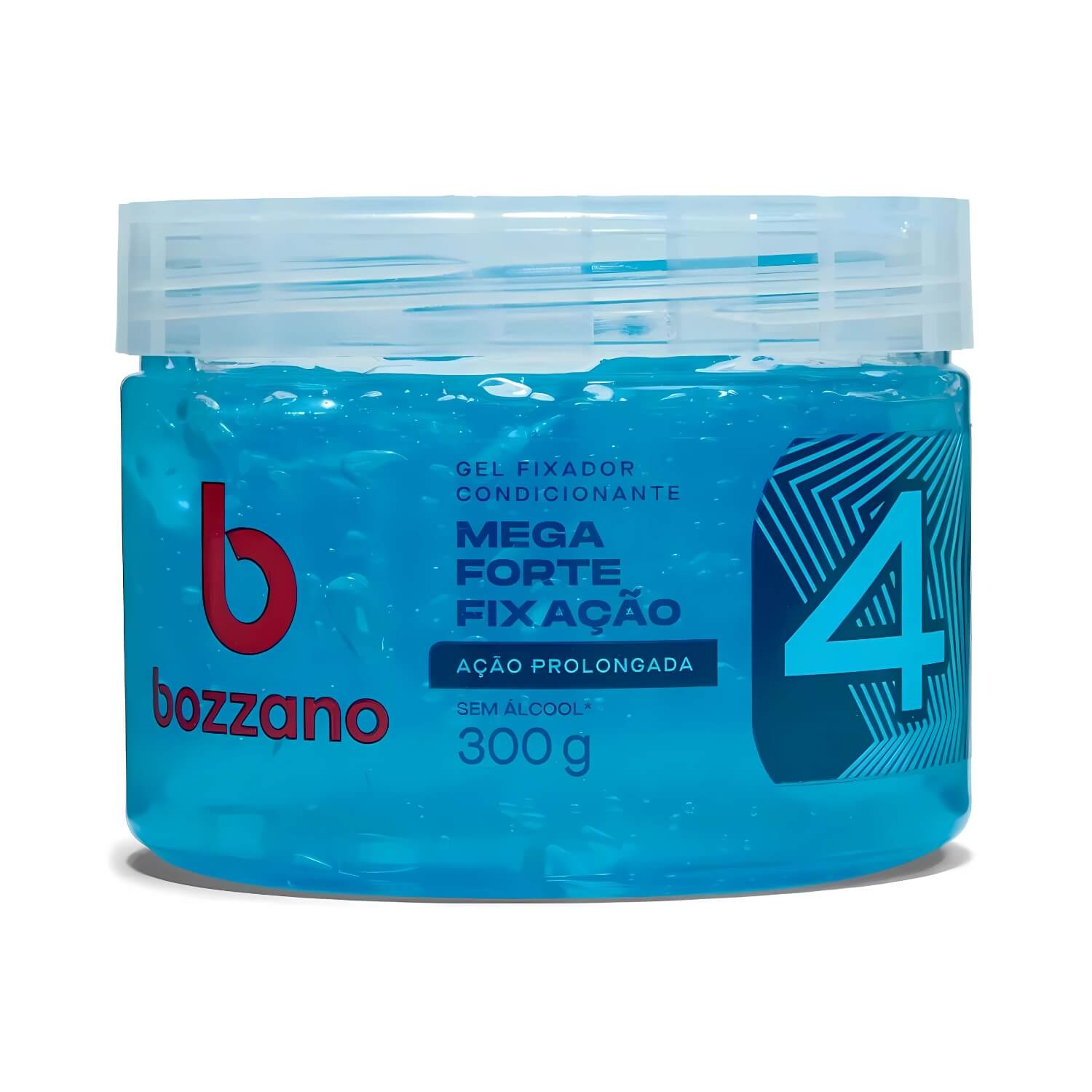 Kit 2 Géis Fixadores Bozzano Fator 4 Mega Forte — BOZZANO