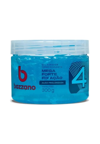 Gel Fixador Bozzano Fator 4 Mega Forte 300g — BOZZANO