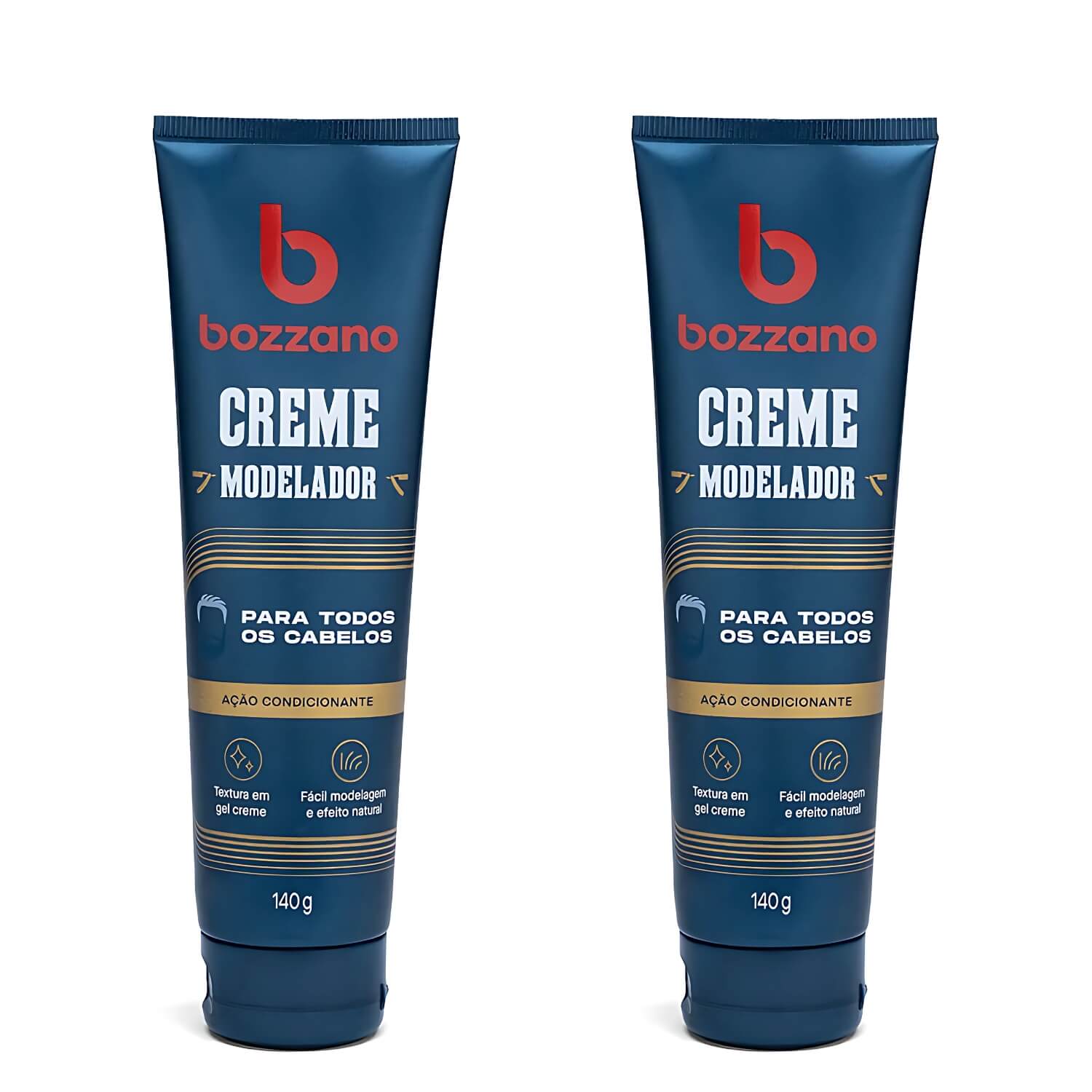 Kit 2 Cremes Modeladores de Cabelo Bozzano — BOZZANO