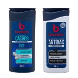 Kit Bozzano Shampoo Cachos + Sabonete Líquido Carvão Ativado — BOZZANO