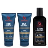 Kit Shampoo e 2 Balms de Barba Bozzano — BOZZANO