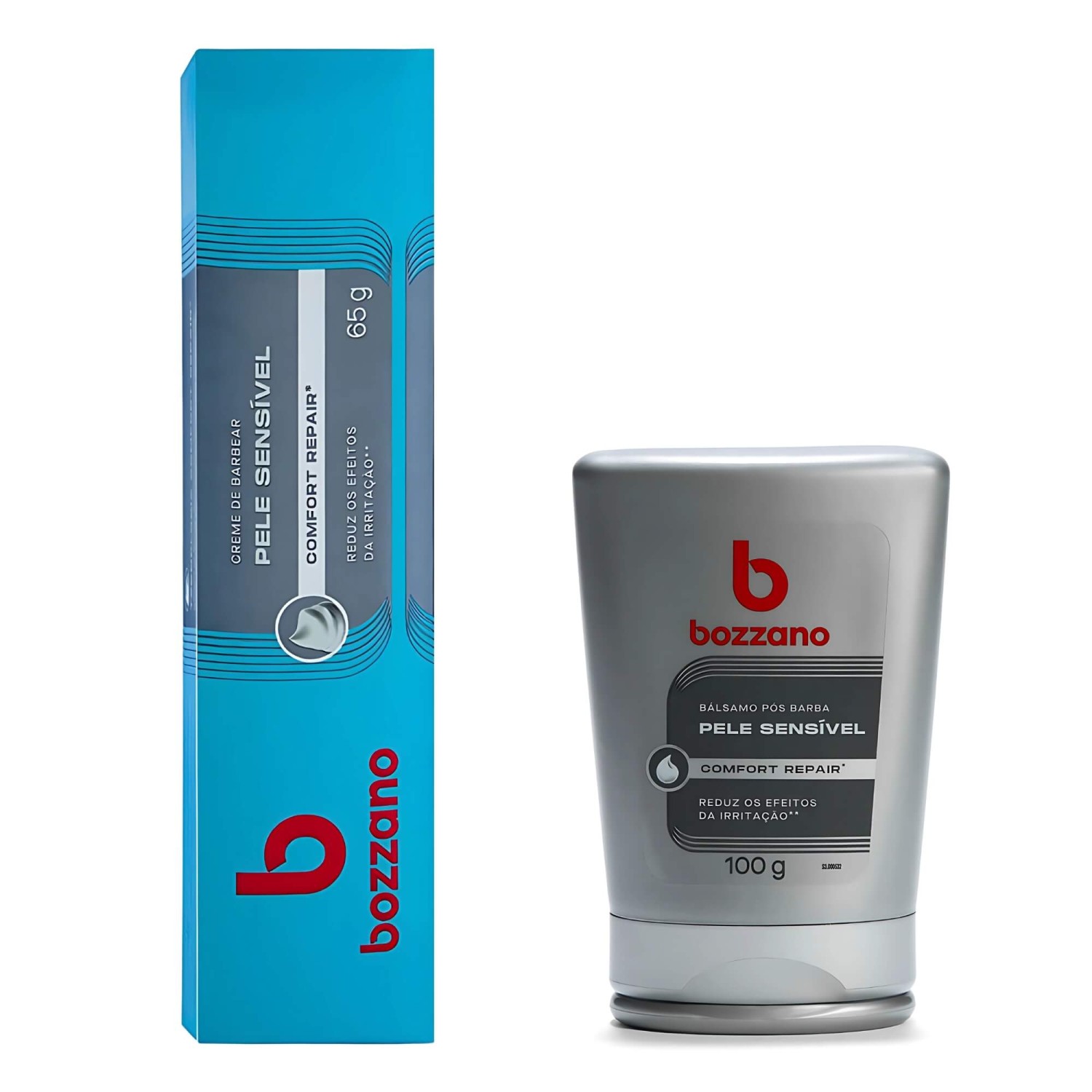 Kit Creme e Pós-Barba Bozzano Pele Sensível — BOZZANO