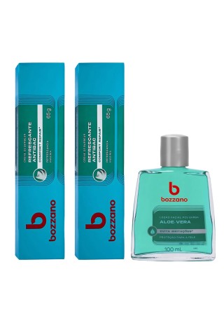 Kit 2 Creme de Barbear e Loção Pós Barba Bozzano Aloe Vera — BOZZANO