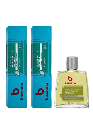 Kit 2 Creme de Barbear e Loção Pós Barba Bozzano Antibac — BOZZANO