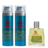 Kit 2 Espumas e Loção Pós-Barba Bozzano Antibac — BOZZANO