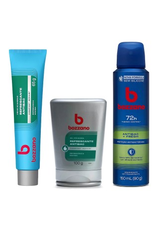 Kit Bozzano Antibac | Creme, Gel e Desodorante — BOZZANO
