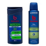 Kit Bozzano Shampoo Anticaspa + Desodorante Antibac Fresh 72h — BOZZANO