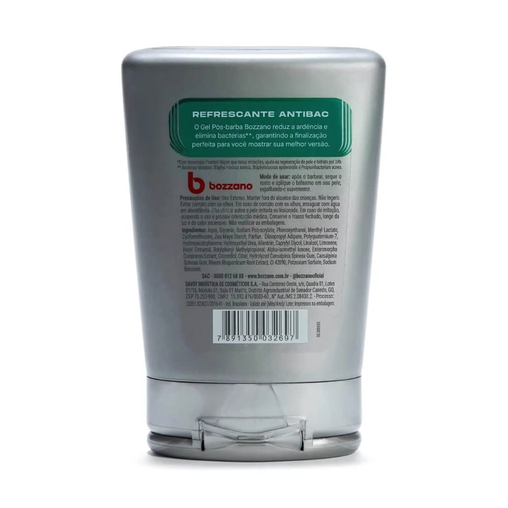 Kit Bozzano 2 Cremes de Barbear + Gel Pós Barba Refrescante — BOZZANO