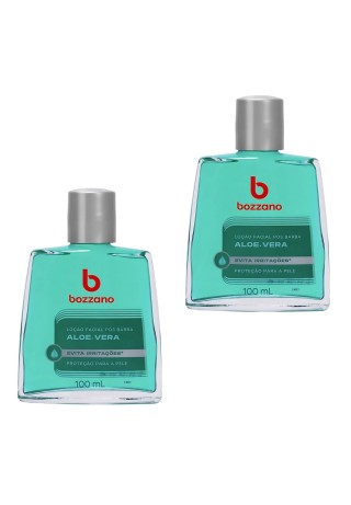 Kit 2 Loção Pós-Barba Bozzano Aloe Vera — BOZZANO
