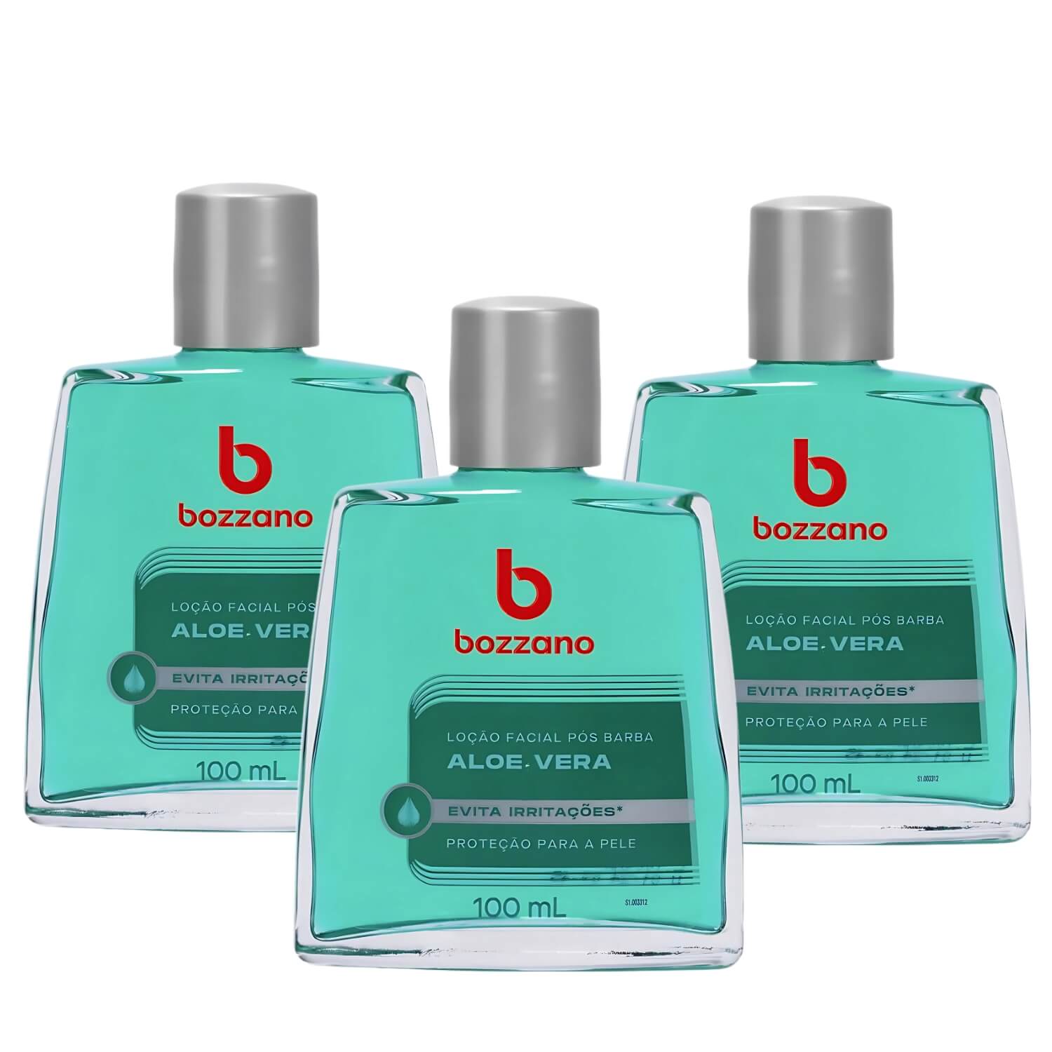 Kit 3 Loção Pós Barba Bozzano Aloe Vera 100ml — BOZZANO