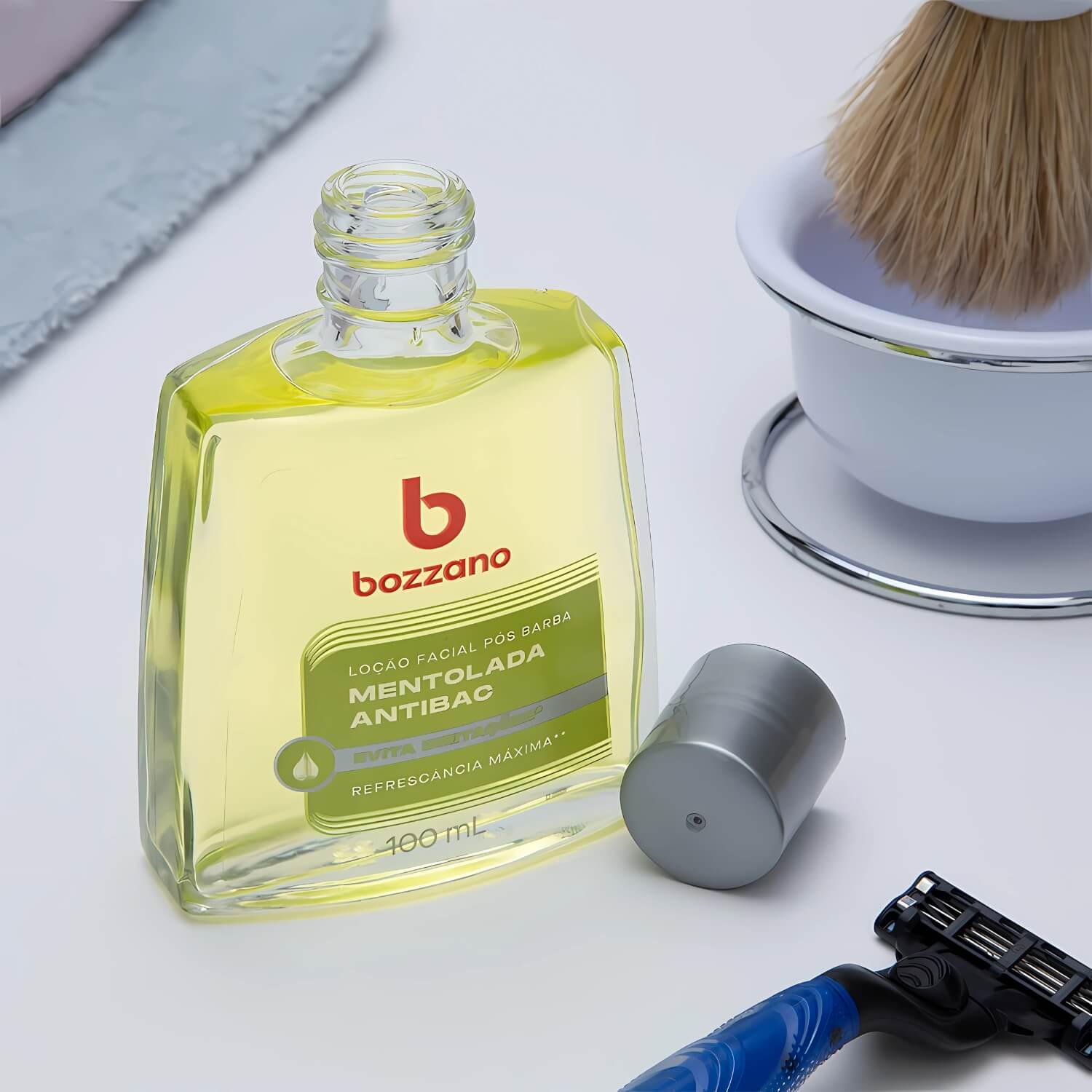 Kit 2 Creme de Barbear e Loção Pós Barba Bozzano Antibac — BOZZANO