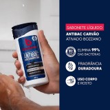 Sabonete Líquido Bozzano Antibac Carvão Ativado 240ml — BOZZANO
