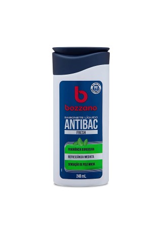 Sabonete Líquido Bozzano Antibac Fresh 240ml — BOZZANO