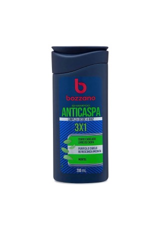 Shampoo Anticaspa 3x1 Bozzano 200ml — BOZZANO