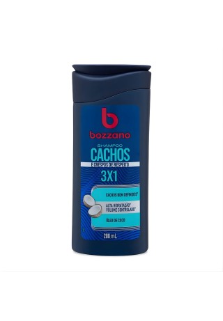 Shampoo Cachos e Crespos 3x1 Bozzano 200ml — BOZZANO
