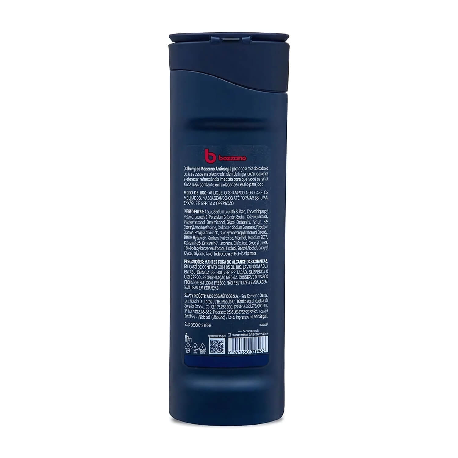 Kit 2 Shampoos Anticaspa Bozzano 3 em 1 — BOZZANO