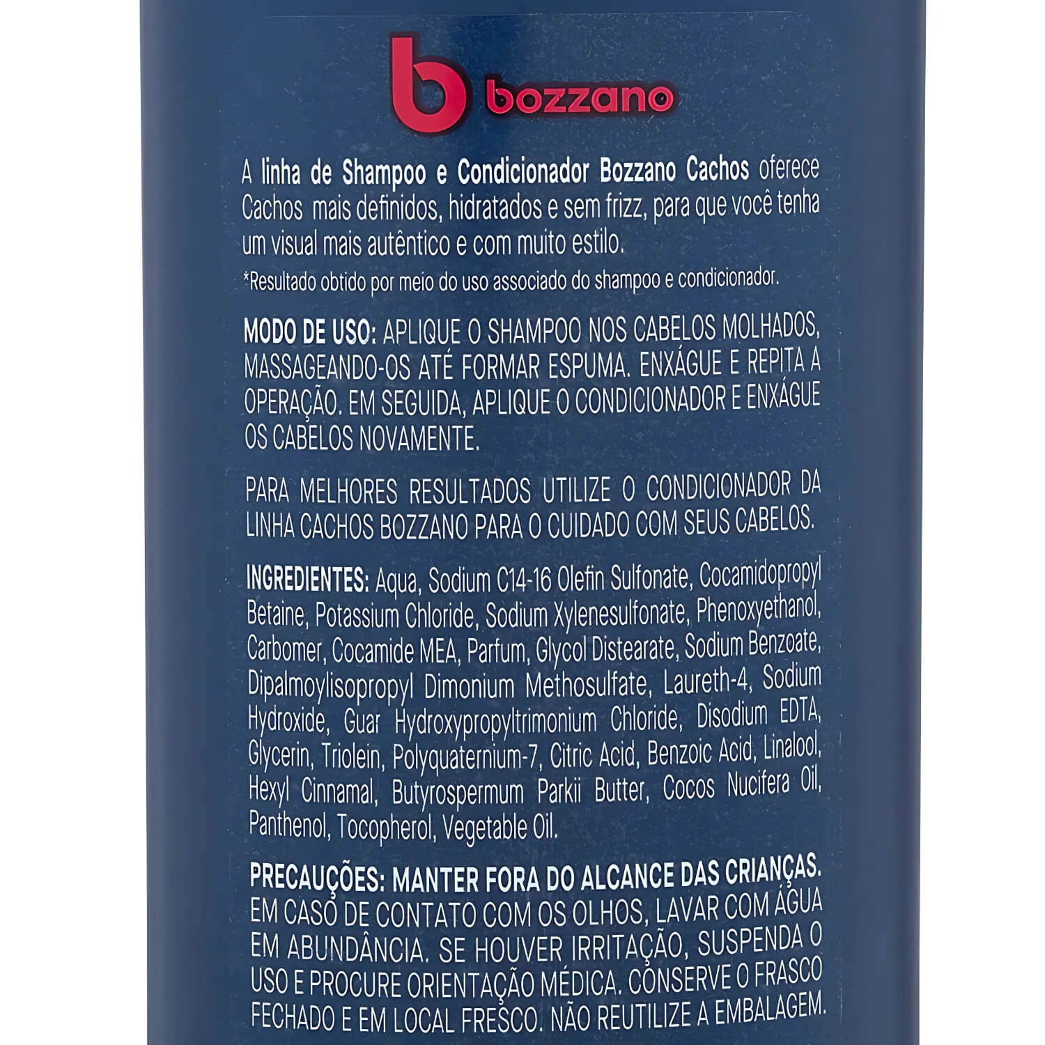 Shampoo Cachos e Crespos 3x1 Bozzano 325ml — BOZZANO