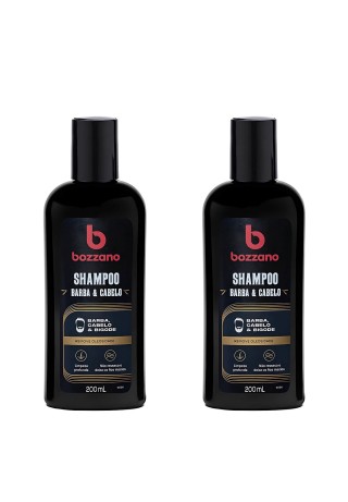 Kit 2 Shampoos Bozzano Barba, Cabelo e Bigode — BOZZANO